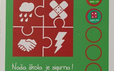 TREĆA OZNAKA HRVATSKOGA CRVENOG KRIŽA „SIGURNIJE ŠKOLE I VRTIĆI“ STIGLA U NAŠU ŠKOLU!