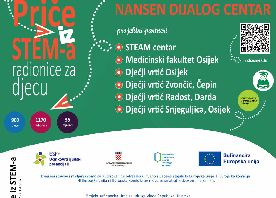 NOVI CIKLUS RADIONICA U SKLOPU PROJEKTA „Priče iz STEM-a“