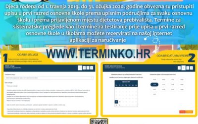 SISTEMATSKI PREGLEDI DJETETA PRIJE UPISA U 1. RAZRED OSNOVNE ŠKOLE