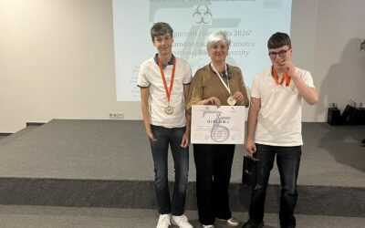 ZLATNA MEDALJA ZA NAŠE UČENIKE NA MEĐUNARODNOJ SMOTRI BIOSIGURNOSTI I BIOZAŠTITE U SARAJEVU